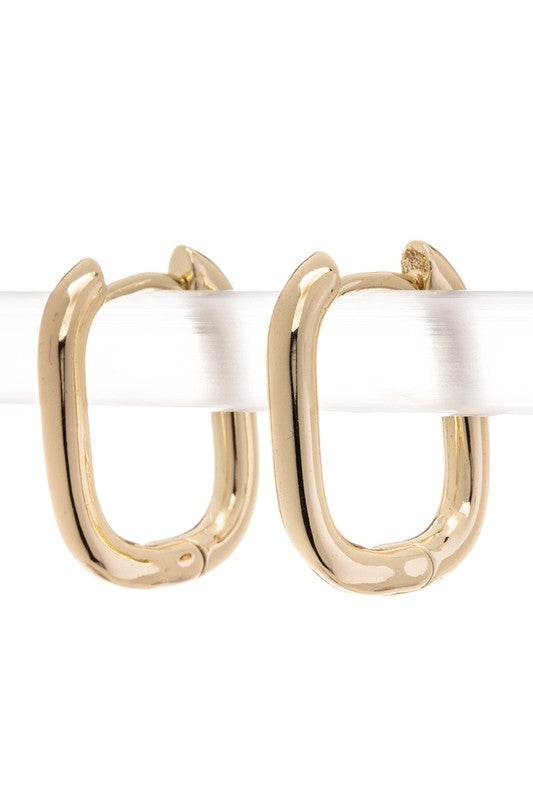 Dainty Square Small Hoop Errings